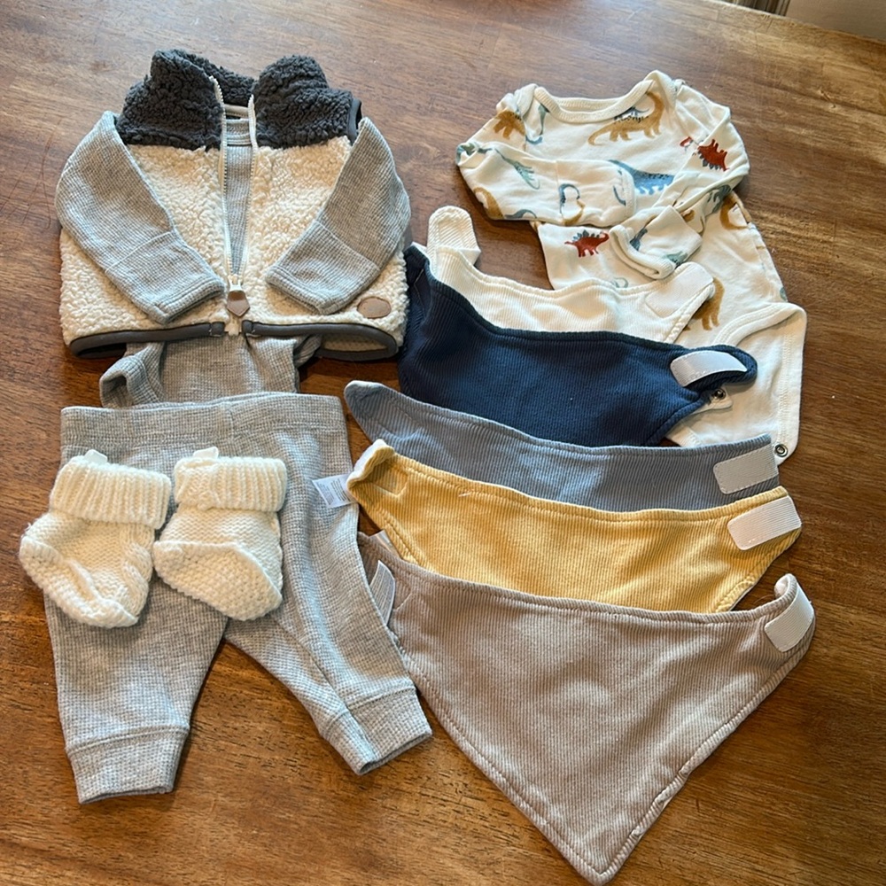 Carter’s Bundle – 10 Piece Set | Cozy & Cute! Newborn Baby Boy